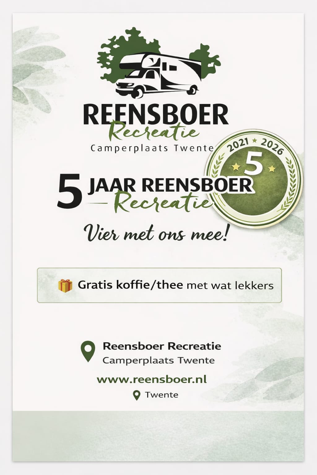 5 jaar Reensboer recreatie